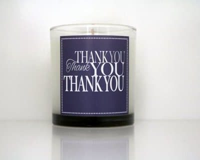Cahn Candles – thank you thank you thank you