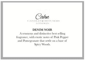 Cahn Aromatherapy Denim Noir