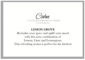 Cahn Aromatherapy Lemon Grove